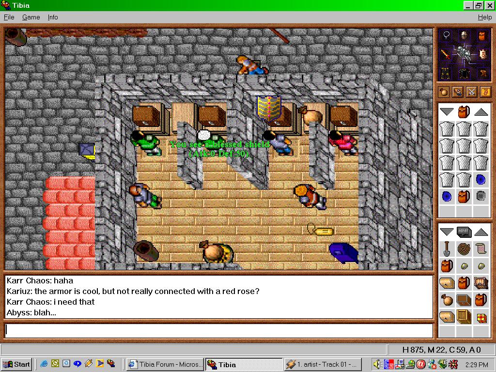 tibia screenshot  Guardians of Tanelorn