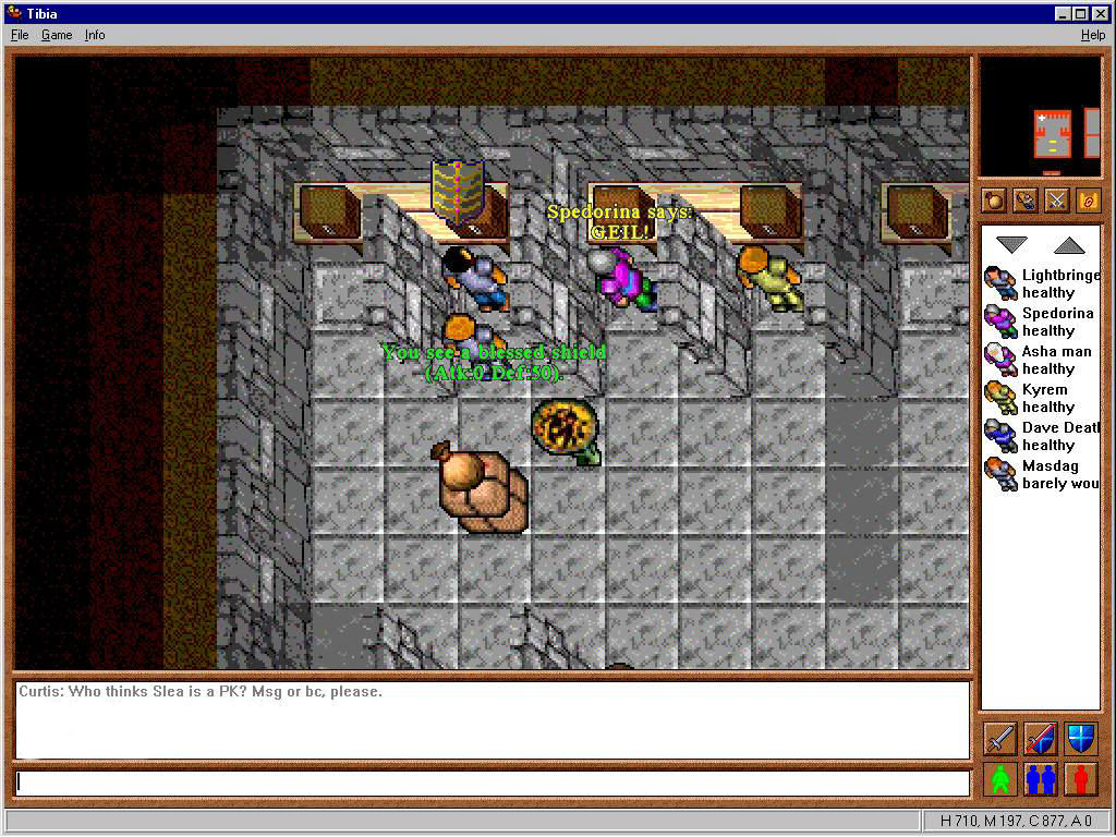 tibia screenshot  Guardians of Tanelorn