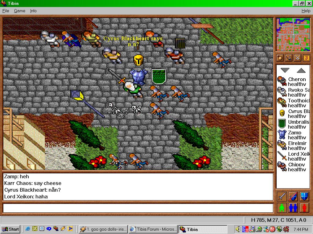 tibia screenshot  Guardians of Tanelorn