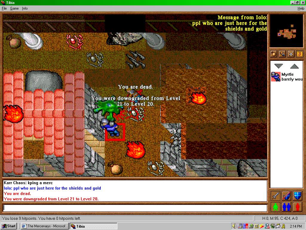 tibia screenshot  Guardians of Tanelorn